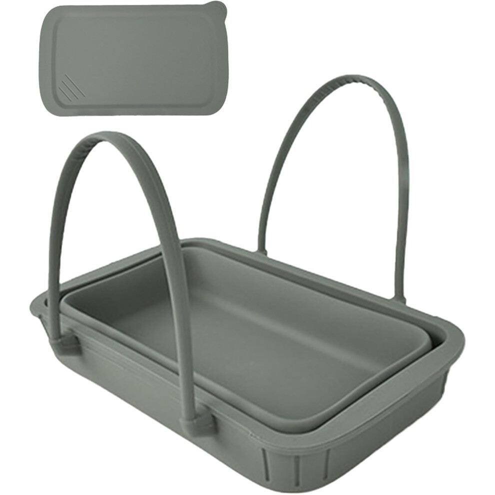 Bar Ice Bucket - Drinks Cooler for Events - 3.7 Litre Foldable Reusable Leak-proof Container for Outdoor Picnics BBQ Camping Boat Trips Weddings