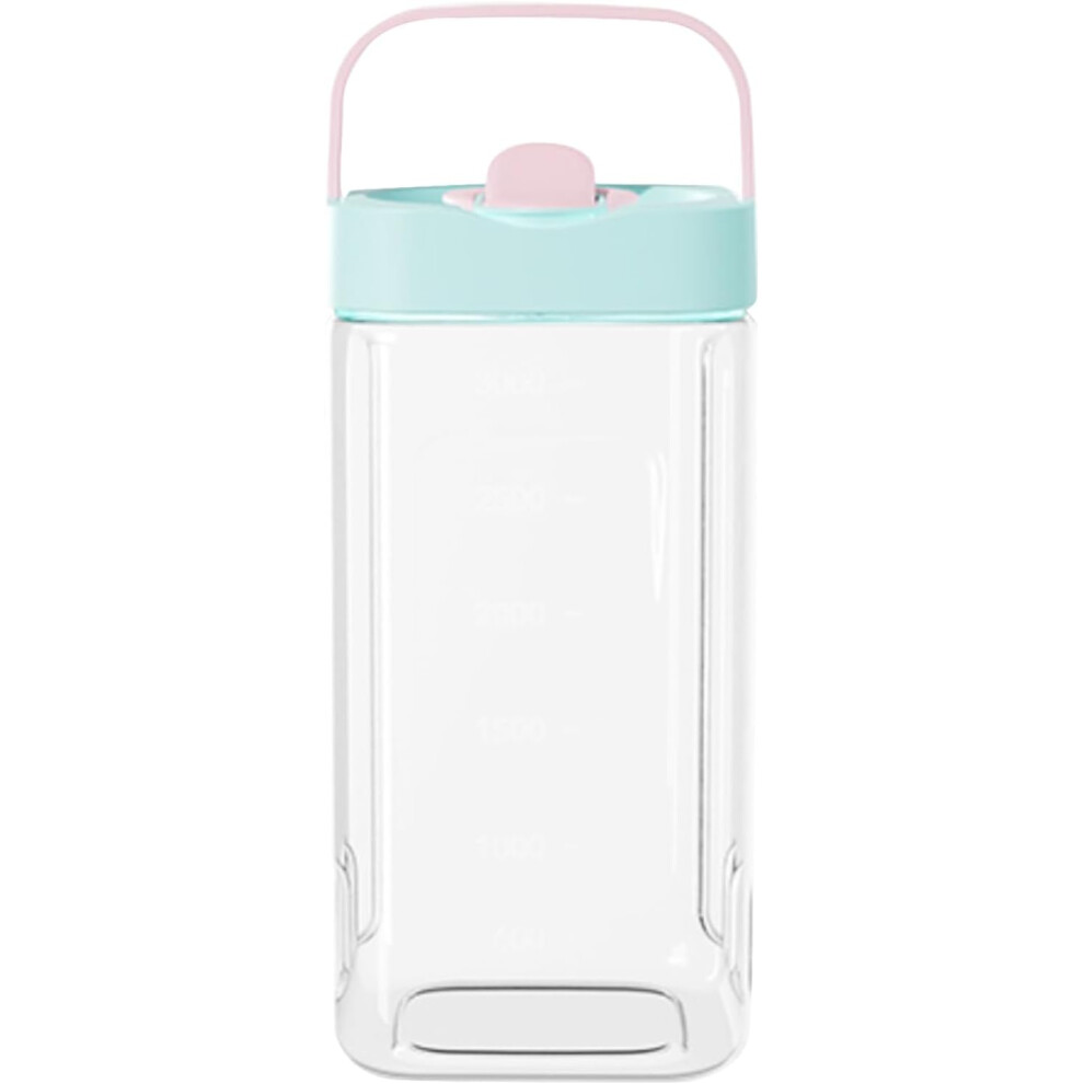 (Purple) Refrigerator Drink Dispenser - 3.5L Water Pitcher Milk Container for Refrigerator - Juice Kettle Jug Large Tea Pitcher with Handle for Water,