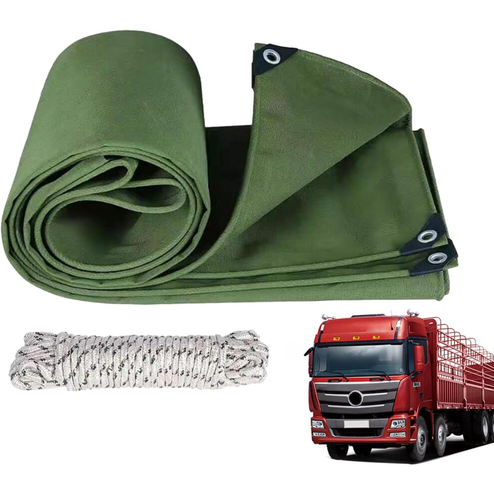 Balcony Tarp Waterproof | 6.56x19.69feet Rainproof Roof Tarp Cover,Sturdy All Purpose Tarps Cover, Heavy Duty Waterproof Multipurpose Protective