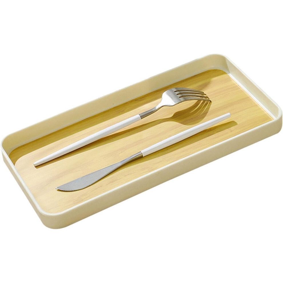 (klein) Tea Serving Tray, Rectangular Trays, Decorative Tray Rectangular with Rim, Modern Tray, Serving Platters for Parties, Cafes, Home, Offices, Di
