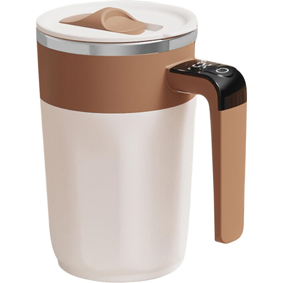 Automatic Magnetic Stirring Coffee Cup, Portable Rechargeable Self-Stirring Cup, 400 ml Rechargeable Mixer Cup, Stainless Steel Coffee Mug with
