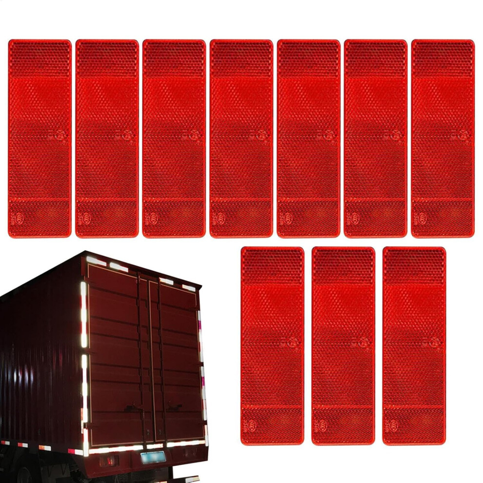 (Red) Safety Reflective Tape for Car, Reflective Stickers Scratch-Resistant Reflective Strips, Reflective Tape for Trucks Bicycles Motorcycles or Basements