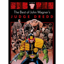 The Best of John Wagners Judge Dredd by John Wagner Hardcover Book