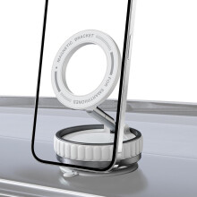 (White) Suction Phone Holder, Vacuum Phone Mounting, Portable Navigation Phone Holder, Adjustable Wireless Mobile Phone Stand, Interior Accessories for All