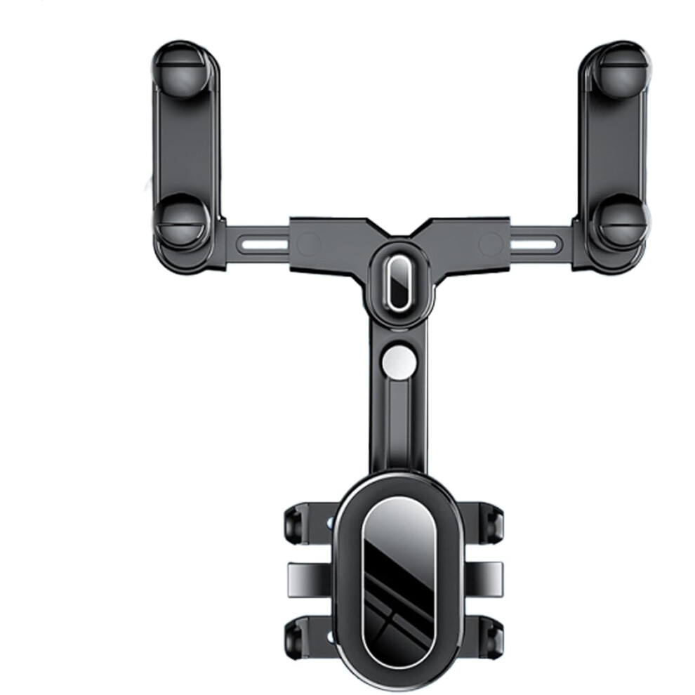 Car Rear View Mirror Mobile Phone Holder, Rear View Mirror Mobile Phone Holder - 360 Rotating Mirror, Mobile Phone Holder, Car Accessories,