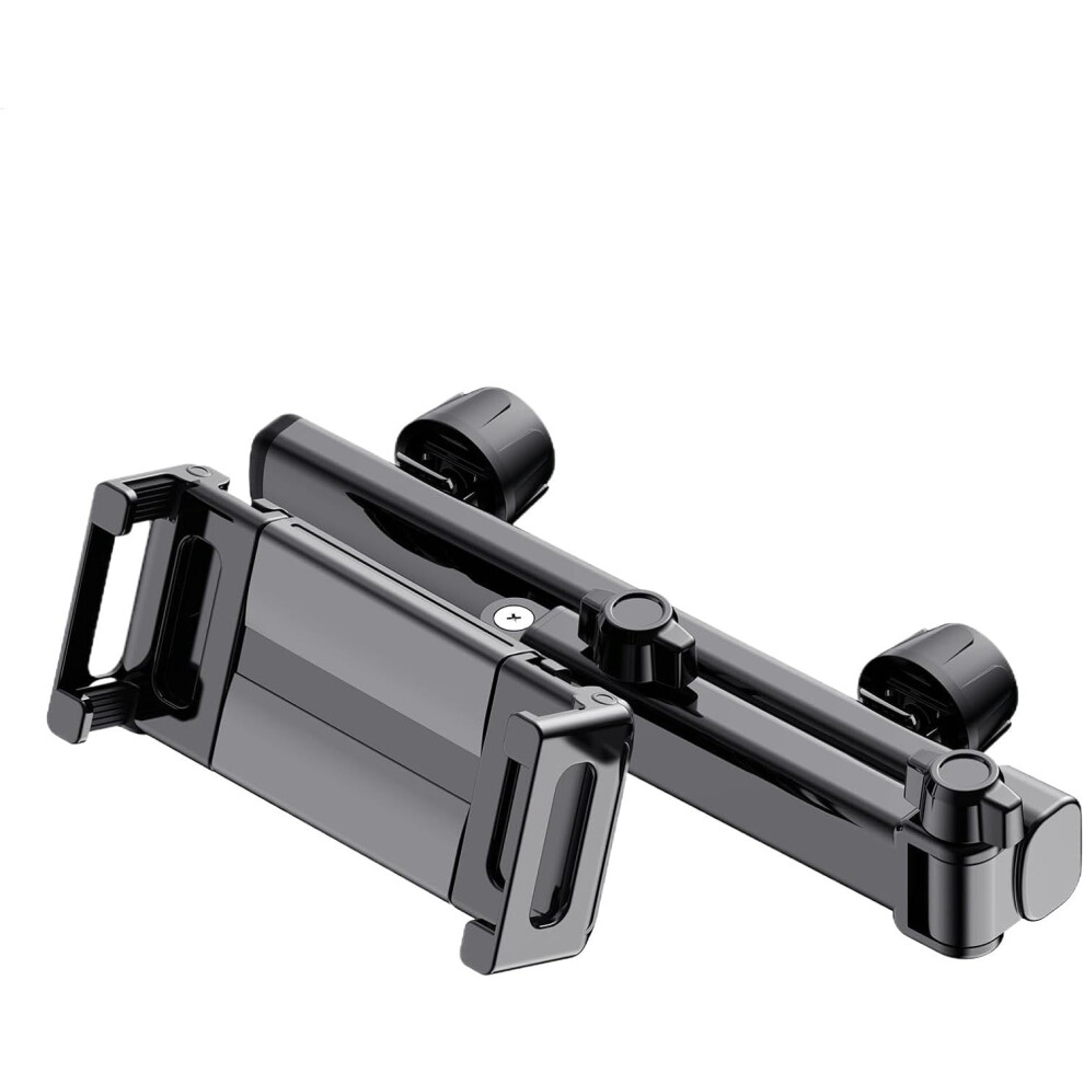 Car Holder Back Seat, Car Tablet Holder, Telescopic Headrest Tablet Holder, Tablet Car Mount - Foldable Car Phone Stand, Car Accessories for Tablets,