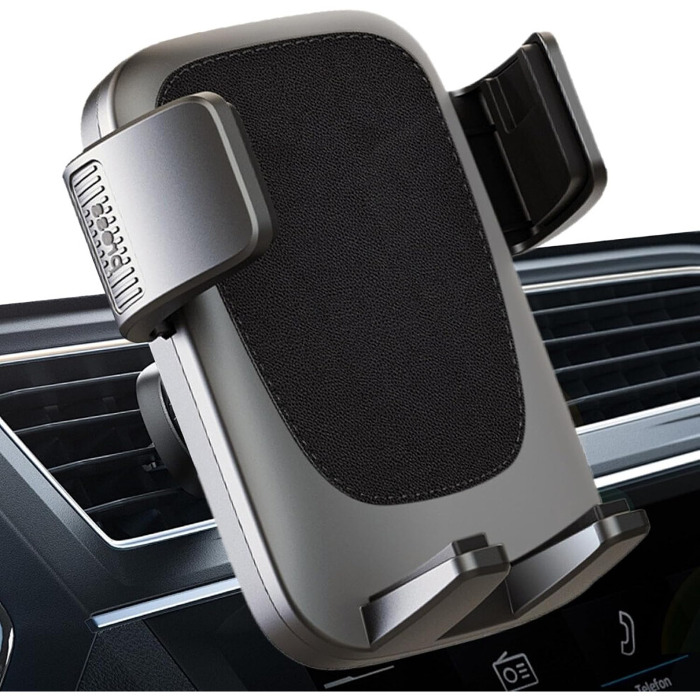 Car Phone Holder for Air Vent Car Phone Holder with Automatic Clamping | Automatic Locking, Anti-Shake, 360 Degree Rotation, Air Vent Car Phone Mount