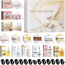 Beauty Advent Calendar 2024, Skincare Advent Calendar 2024, 24-Day Countdown Calendar, Skin Care Products Set, Cosmetic Advent Calendar for Christmas