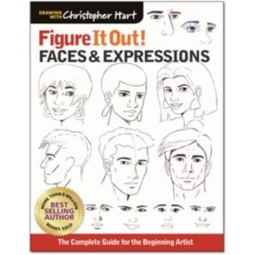 Faces amp Expressions by Christopher Hart Paperback Book