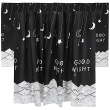 (As show, One size) 2Pcs Bed Blackout Curtain Bottom Bunk Bed Curtain Decorative Bed Curtain Privacy Curtain for Bed