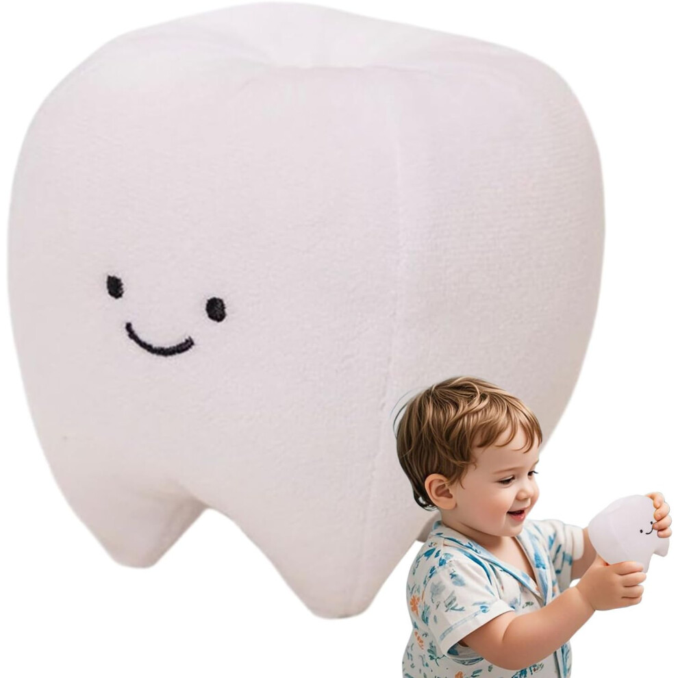 (Teeth) Toothfairy Pillow For Girl | Cute Soft Girls Tooth Fairy Pillow | Plush Figure Toys For Stress Relief Home Decor School Cars Family Friends Daughter