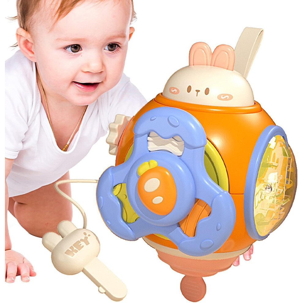 Busy Ball Educational Toy, Travel Activities Busy Cube, Sensory Hexahedron Educational Toy, Hand Eye Coordination Funny Kids Toys for Kids, Education
