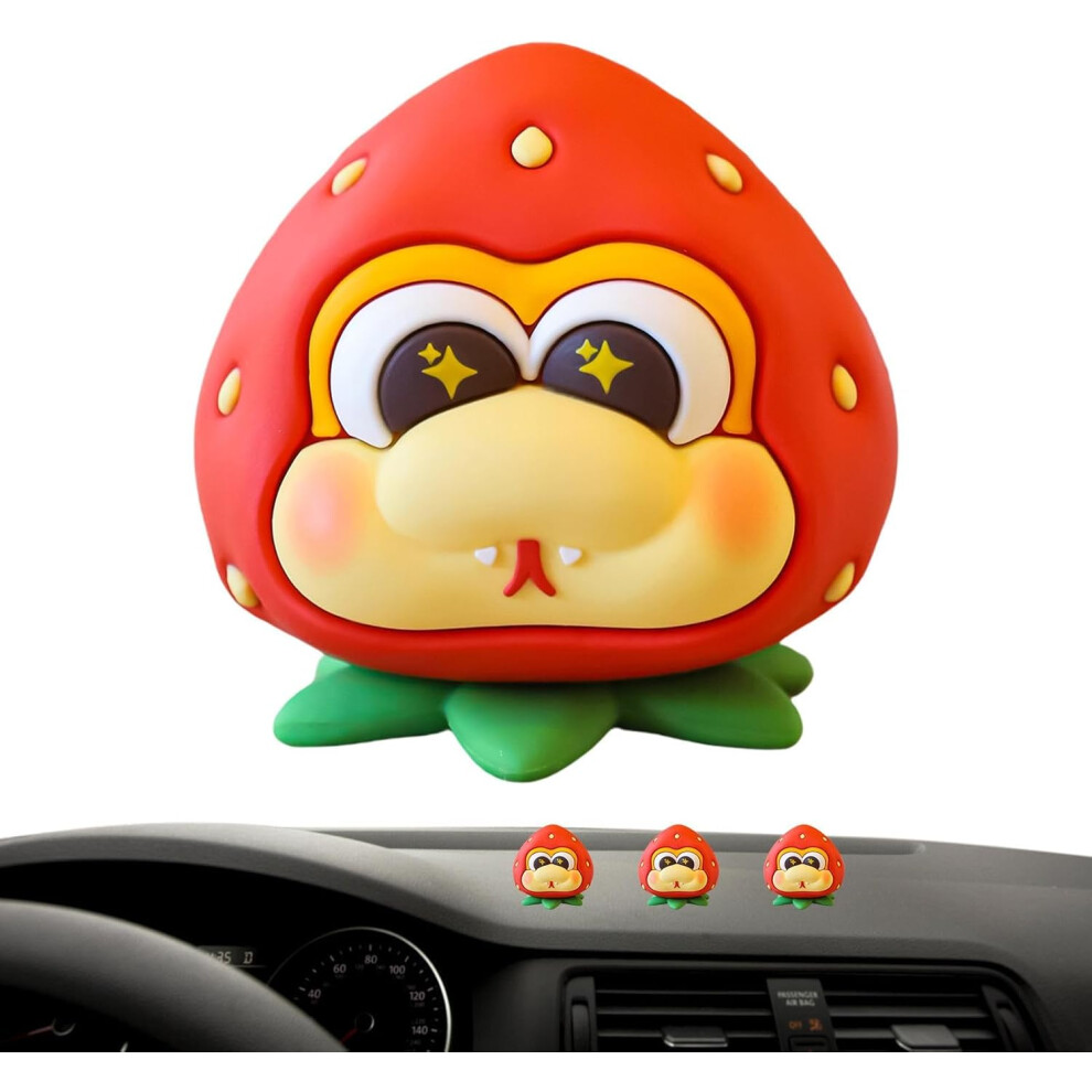 (A) Cute Dashboard Figurines - 2025 Chinese New Year Statue - Car Dashboard Decoration Interior Ornaments for Car Home Tabletop