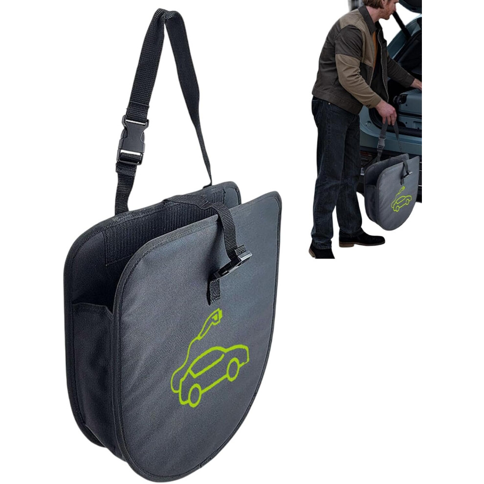 EV Charger Carry Bag, EV Charger Storage Bag, Storage Bag for Electric Vehicle Chargers, Large, Portable Storage Tool for Daily Use and, Single