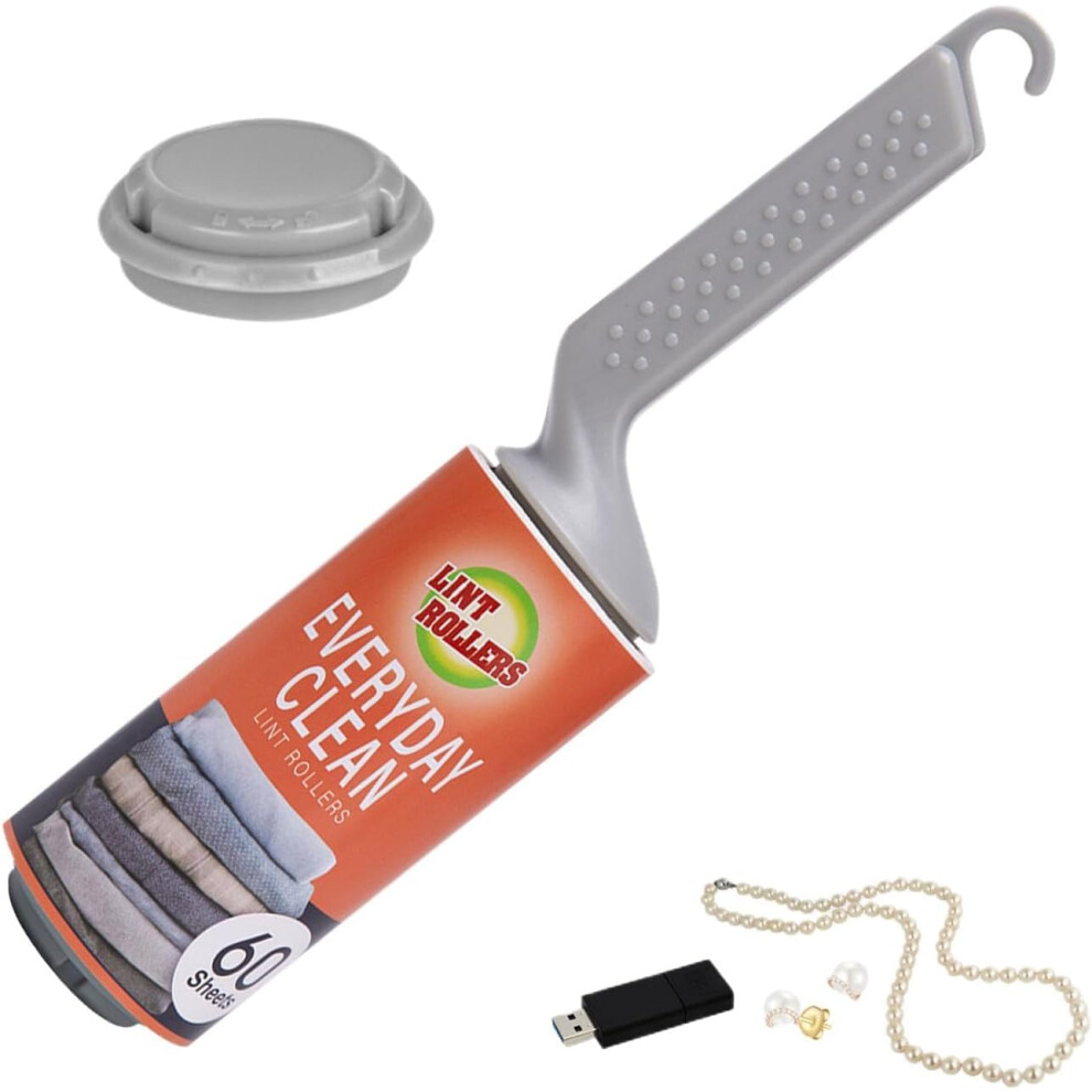 Lint Roller Distraction, Money Hider Lint Roller - Storage Container, Portable Storage Container, Dog Hair Remover, Home Security for Hiding Keys,
