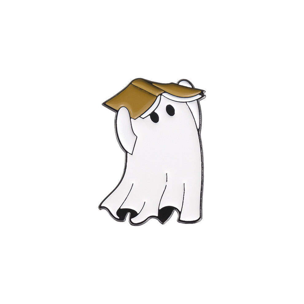 (QHXZ2244)Charmante et fantaisiste série livre fantôme dessin animé broche métal accessoire ludique Halloween