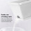 Living And Home (Grey-white) 5-Piece Rectangle Garden Planter Set 6