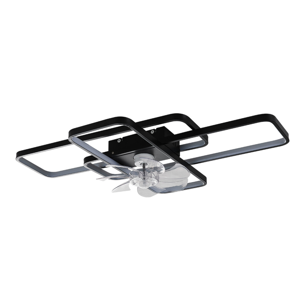 Dimmable LED Ceiling Fan Light with Remote, 82cm W