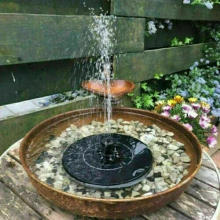 Solar Fountain Floating Pump Water Feature Garden Pool Bird Bath Pond Outdoor