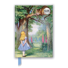 John Tenniel Alice and the Cheshire Cat Foiled Blank Journal by Create