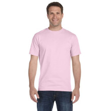Hanes Heren TAGLESS ComfortSoftCrewneck T-shirt lichtroze medium