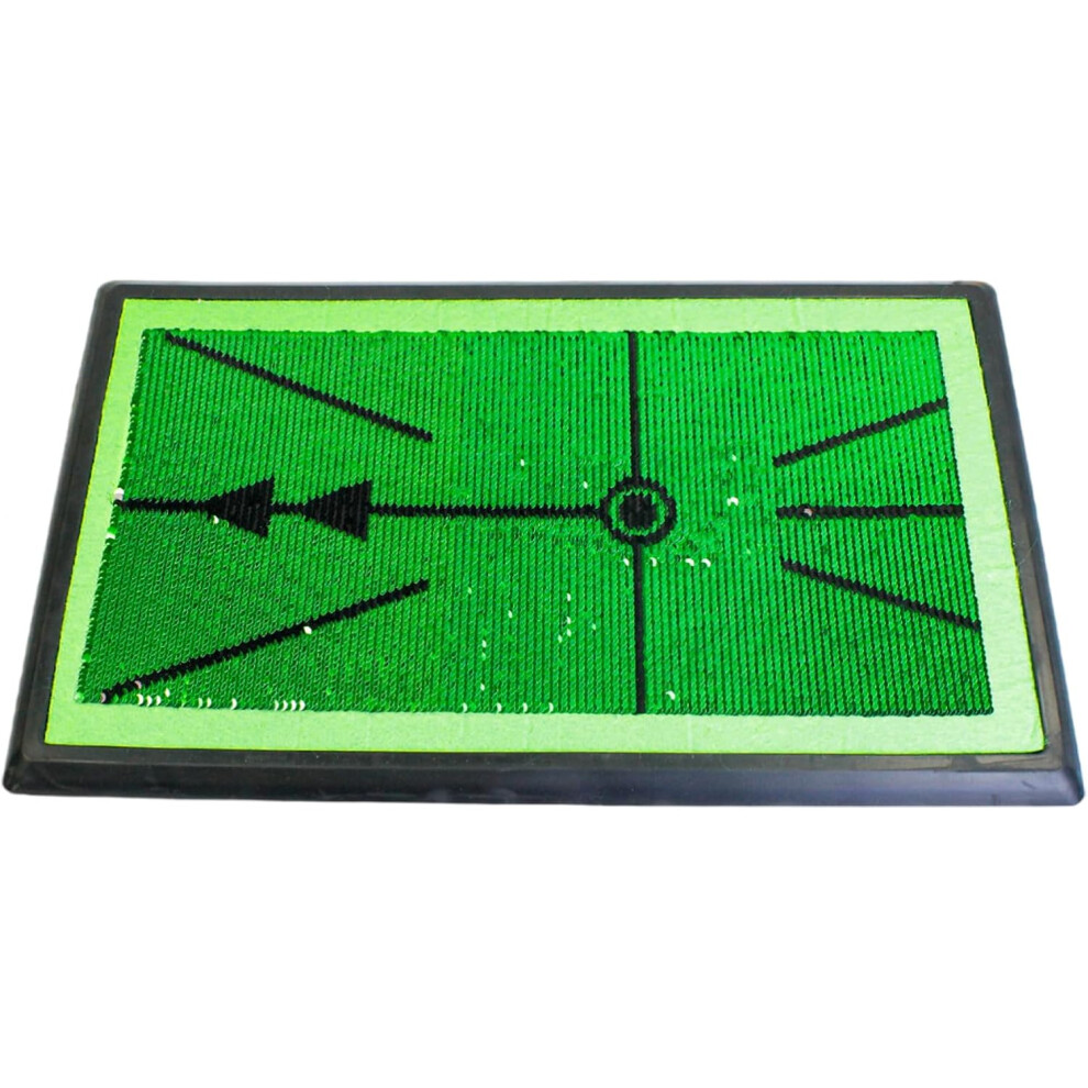 Golf Training Mat, Indoor Chipping Mat, 20x12 Inches Golf Hitting Practice Training Aid for Backyard Driving Chipping Indoor Outdoor Swing for Men