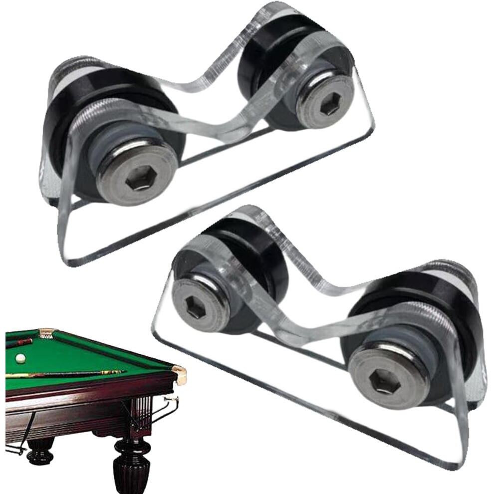 Cue Lathe, Cue Straightness Tester, 2 Pack Billiard Cue Straightness Tester, Inspect the Tool, Lightweight Repair Tool, Pool Stick Accessories for