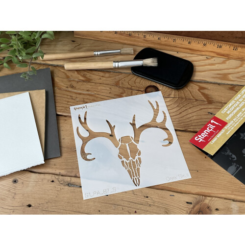 Stencil1 St??s?? ?e ??a??? e?af??? - ?????????ste DIY ?e???te???e? ?a? d?a??s??se?? ?e ??a??? e?af??? St??s?? Mylar - ?pa?a???s???p?????e?a st??s?? ?? 2