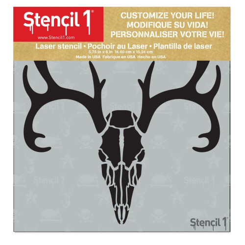 Stencil1 St??s?? ?e ??a??? e?af??? - ?????????ste DIY ?e???te???e? ?a? d?a??s??se?? ?e ??a??? e?af??? St??s?? Mylar - ?pa?a???s???p?????e?a st??s?? ?? 1