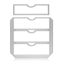 Stitched Slots Pocket Die Cut S?t - Stor Pocket Die Metal Cutting Dies til kortfremstilling Papir Crafting Scrapbooking Supplies - af Matty's Cra