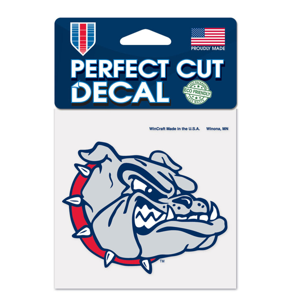 Gonzaga Bulldogs Decal 4X4 Perfect Cut Color - Special Order 032085528391