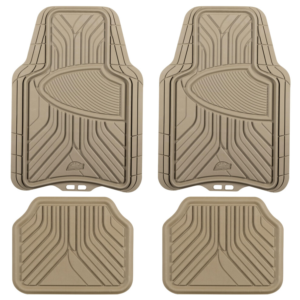 Tapis de sol Armor All 4 pièces, toutes saisons, à découper sur mesure, couverture complète, universels, sur mesure, pour voitures, camions, SUV,