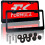 Formule CK Frames de plaque d'immatriculation noire Aluminium Metal 2 Trous  vis pr-percs avec kit d'installation 2