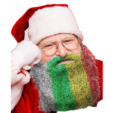 Beardaments Glitterbeard Kit with Application Oil - Long-Lasting Sparkle for Festive Fun - Easy No Mess Application Beard Glitter for Men 4 Colors