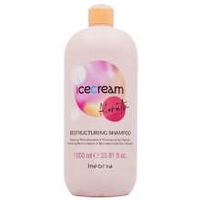Inebrya Ice Cream Keratin Restructuring and Moisturizing Shampoo. Ideal for Dry and Damaged Hair. 33.8 oz.