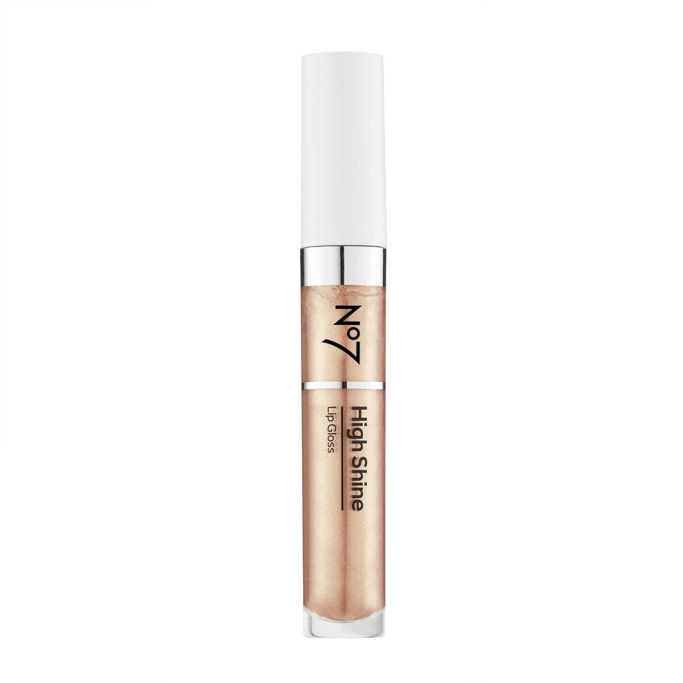 Boots No7 No7 High Shine Lip Gloss - Honey Bloom - Moisturizing, High-Shine Lip Gloss With Jojoba Oil For Lips - Hydrating, Longwear Lip Makeup - Non-Sticky For