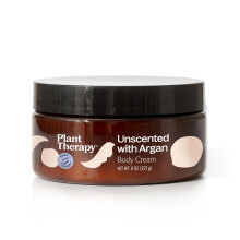 Crema corpo senza profumazione Plant Therapy con olio di Argan 8 oz Ripristina morbidezza e idratazione Vitamine e antiossidanti per ammorbidire