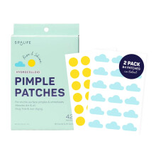 SpaLife Beauty Rise & Shine Pimple Patches - Formula idrocolloidale per macchie acneiche, rossori e untuosit    - 84 cerotti: 36 Clouds e 48 Suns -