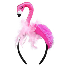 CARMELIT Creative Flamingo Hat Hawaii Rosa Flamingo Pannband Hr Tropiska Accessoarer Flamingo Festtillbehr St Flamingodrkt fr kvinnor