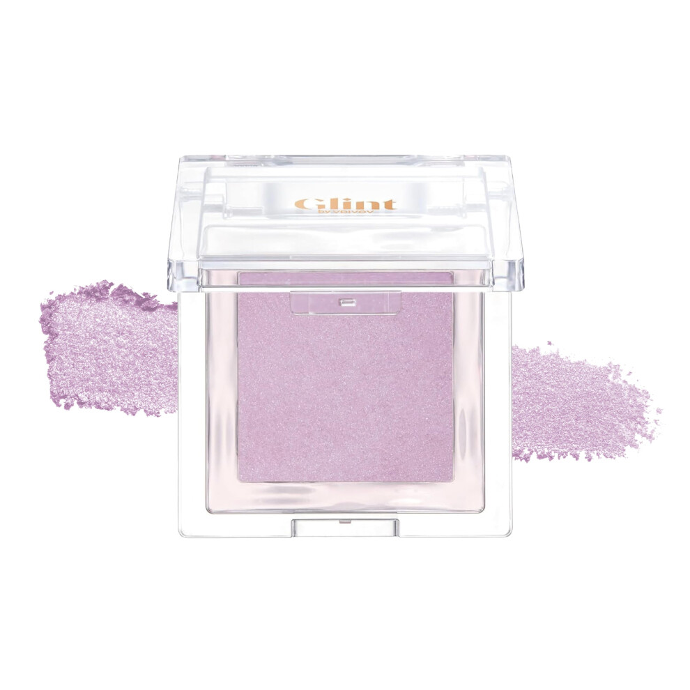 Glint By Vdivov Lilac Glint Baked Blush Pale 0.08Oz - Long-Lasting, All-Day Face Blush Powder For A Natural Look. Korean Skin Care, Korean Makeup. Blendable Color Fo