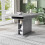 (Grey) Rectangular Extendable Dining Table with Storage 1