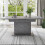 (Grey) Rectangular Extendable Dining Table with Storage 4