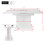 (White) Rectangular Extendable Dining Table with Storage 3