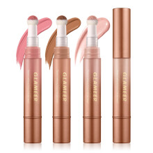 Blush Stick Flydende Blush Stick Silkebl?d cremet Formel Letv?gtsblandbar Blush Rouge Stick Naturligt skulptureret look Professionel sk?nhedsmake