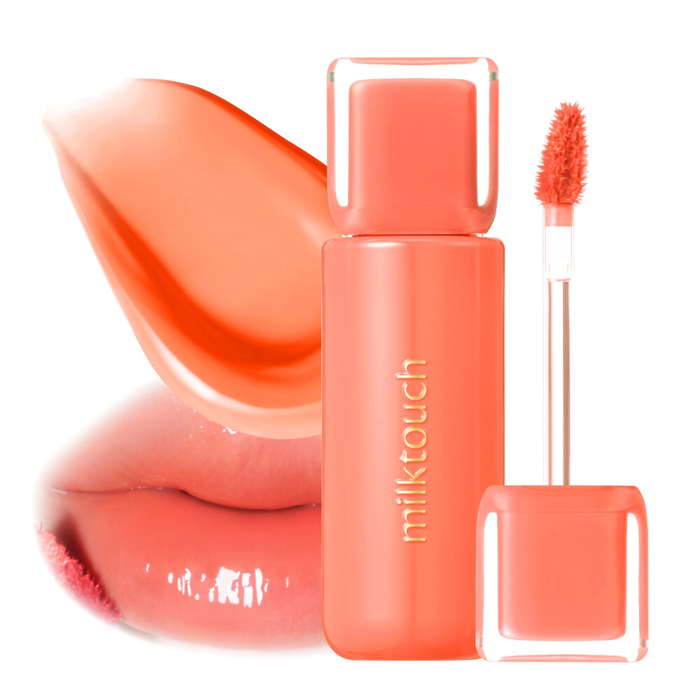 milktouch Jelly Fit Tinted Glow Tint 4G, #01 New Peach Bear Lip Makeup, Stylevana - Image 2