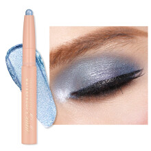 Oulac Waterproof Eye Shadow Stick Smooth and Long Lasting, Shimmering Glitter Finish, Blendable Eyes Makeup, Vegan & Cruelty-Free 3.8g, 18 Careless Wh