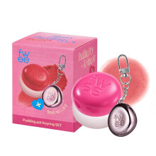 FWEE LIP & CHEEK BLURRY PUDDING POT + PENDING CHEIE | Fusta | Cheia colorata aleatorie | Machiaj Blush Blush Buildable Lightweight Multi-Uses Mof