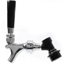 Dww-stainless Steel Beverage Dispenser Replacement Faucet Tap for Homebrew Barrel Ferment Wine Beverage Juice Dispenser Spit (faucet with Ball Lock)