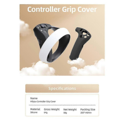 Controller Grip Cover for Vr2 Silicone Case Handle Grip Protective Sleeves Cover for Ps Vr2 Part W 2