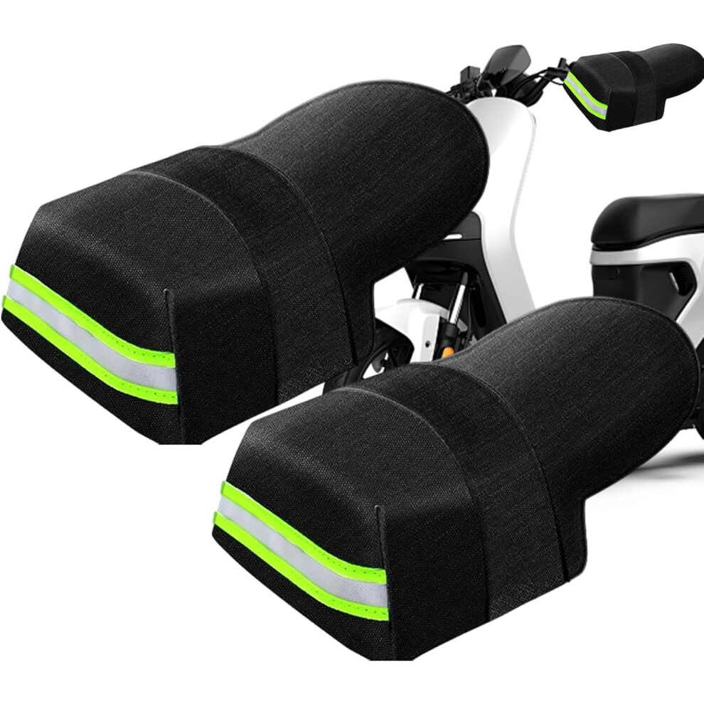 Bike Handlebar Mittens - Waterproof Bicycles Clothing Cover Oxford Handlebar Mittens,Windproof Winter Motorcycle Gloves, Handlebar Cover For Daily